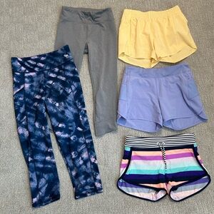 Athleta girl Abercrombie kids athletic‎ bottoms bundle size XL (14-16)